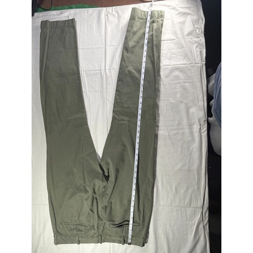 J.Crew The Driggs Chino Pants Men's 32x32 Olive Green Slim Fit Casual
